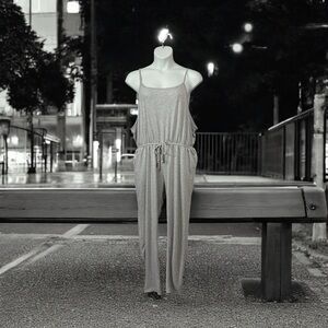 U2B, Plus Size Jumpsuit With Pockets, 1X, Gray